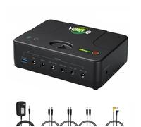 WILLQ Alimentation de Secours Rechargeable sans Interruption, Batterie Lithium-ION 24/19/15/12/9/5 V CC, 24 000 mAh, 31 200 mAh, 38 400 mAh, 42 000 mAh,42000mah
