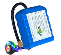 WILLQ Batterie de Rechange pour Hoverboard, Batterie Lithium Rechargeable 36 V 2 Ah, 2 000 mAh, pour kit Moteur de Voiture/Scooter d'équilibre, 72 Wh