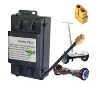 WILLQ Batterie de Remplacement 36 Volts pour Hoverboard, Batterie Lithium Rechargeable 4400 mAh/2400 mAh pour Scooters électriques/balançoires électriques, Moteur 86,4 Wh/158,4 Wh,36v2400mah