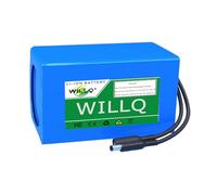 WILLQ Batterie Li-ION Rechargeable 24V 2,5Ah 3Ah 6Ah 9Ah 12Ah 15Ah 18Ah 21Ah 24Ah 27Ah 30Ah Batterie au Lithium Interne, Batterie Portable de Remplacement en PVC avec BMS,24v9000mah