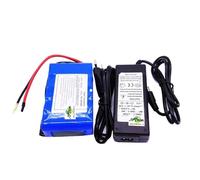 WILLQ Batterie Li-ION Rechargeable 24V 2Ah 3,4Ah 4Ah 6Ah 8Ah 10Ah 12Ah 6S 25,2V Batterie Amovible Portable 24 Volts avec BMS pour appareils Batterie de Secours,with Charger,4Ah