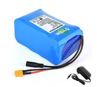 WILLQ Batterie LiFePO4 25,6 V/Batterie Lithium Rechargeable 24 V 6 Ah / 12 Ah / 18 Ah / 24 Ah / 30 Ah pour vélos électriques/Scooters/projets de Bricolage,W/Charger,25.6V6000mAh