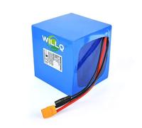 WILLQ Batterie LiFePO4 25,6 V/Batterie Lithium Rechargeable 24 V 6 Ah / 12 Ah / 18 Ah / 24 Ah / 30 Ah pour vélos électriques/Scooters/projets de Bricolage,N/Charger,25.6V18000mAh