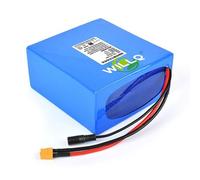WILLQ Batterie LiFePO4 25,6 V/Batterie Lithium Rechargeable 24 V 6 Ah / 12 Ah / 18 Ah / 24 Ah / 30 Ah pour vélos électriques/Scooters/projets de Bricolage,N/Charger,25.6V12000mAh