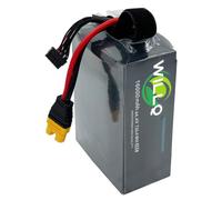 WILLQ Batterie LiPo 44,4 V 16000 mAh 12S 25C avec connecteur AS150U pour Drone de Surveillance ou Drone de pulvérisation agricole (Batterie de Rechange).