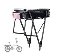 WILLQ Batterie Lithium 36 V/48 V pour Porte-Bagages arrière, 15 Ah, 18 Ah ou 20 Ah, pour kit de Roue de vélo électrique VTT.,with Rack,36V15Ah
