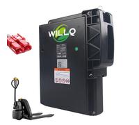 WILLQ Batterie Lithium de Remplacement 24 V 20 Ah pour transpalette électrique 24 V pour Chariot élévateur électrique F3/F4/F5/EPT15-EZ,F4,24V20Ah