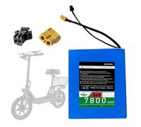 WILLQ Batterie Lithium-ION Amovible 36 V 7,8 Ah pour Scooter électrique 7 800 mAh 36 Volts, Compatible avec Moteur de Scooter Pliable 280,8 Wh