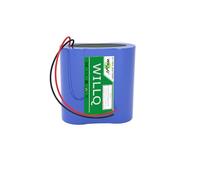 WILLQ Batterie Lithium-ION de Remplacement Rechargeable 6,4 V 6 Ah 12 Ah 18 Ah 24 Ah 30 Ah LiFePo4 avec câble pour Jouets électriques Batterie de Secours pour éclairage Solaire,6.4v 6ah