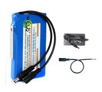 WILLQ Batterie Lithium-ION polymère 12 Volts CC 12 V 6 Ah 8 Ah 10 Ah 12 Ah 16 Ah 20 Ah - Batterie Li-Po Rechargeable,W/Light,10000mAh