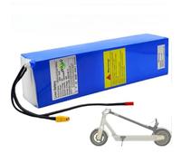 WILLQ Batterie Lithium PVC 36 V 15 Ah pour Scooter électrique, 15 000 mAh, Remplacement pour kit Moteur de Scooter Pliable avec Prise JST + XT60