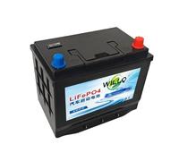WILLQ Batterie Lithium Rechargeable Start-Stop 12V LiFePO4 pour Voiture | Batteries automobiles haute performance sans entretien, 12,8 V, 50 Ah, 60 Ah, 70 Ah, 80 Ah, 90 Ah, 100 Ah, 110 Ah