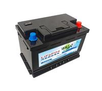 WILLQ Batterie Lithium Rechargeable Start-Stop 12V LiFePO4 pour Voiture | Batteries automobiles haute performance sans entretien, 12,8 V, 50 Ah, 60 Ah, 70 Ah, 80 Ah, 90 Ah, 100 Ah, 110 Ah