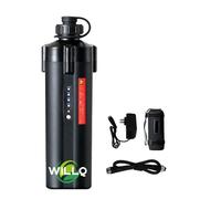 WILLQ Batterie moulinets pêche électriques 14,8V 3500mAh 5000mAh 7000mAh 10000mAh Batterie 14,8 Volts à Deux Trous pour treuil électrique de pêche en mer,10000mah Light+Line