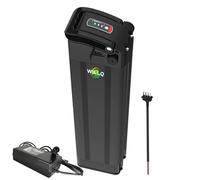 WILLQ Batterie pour vélo électrique 48 V 10 Ah/12,5 Ah/15 Ah/20 Ah au Lithium avec Port USB pour Moteurs de vélos et Scooters électriques de 1000 W, 750 W, 500 W et 250 W.,48v15ah