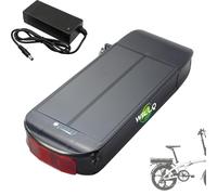 WILLQ Batterie pour vélo électrique 48V 20Ah 18Ah 15Ah 12Ah 10Ah à Fixer sur Le Porte-Bagages arrière, Batterie Lithium 48 Volts pour Moteur de vélo 250 W-1000 W, kit pour VTT,48V12Ah