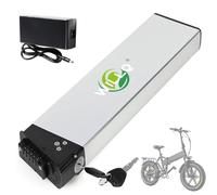 WILLQ Batterie Rechange vélo électrique Pliable 48V 8Ah 10,4Ah 12Ah 14Ah Batterie Lithium de Rechange Interne 36V 8Ah 10Ah 12,5Ah 15Ah 17,5Ah avec verrou,48v10.4ah