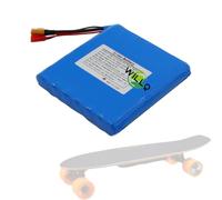 WILLQ Batterie Remplacement Trottinette électrique 25,2V 4Ah 5Ah 6Ah Batterie Lithium-ION 24V 4000mAh 5000mAh 6000mAh pièce détachée Hoverboard Planche à Petits Poissons,25.2v6ah