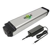 WILLQ Batteries Lithium-ION Rechargeables 48 V, 36 V, 8 Ah, 10 Ah, 12 Ah, 15 Ah, pour Tube Diagonal, 48 V, 17,5 Ah, 36 V, 18 Ah, 21 Ah, pour vélo électrique, avec Chargeur et BMS.,36v15ah