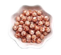 WILLWA 4/6/8/10mm Motif Perles de Verre Rondes Perles entretoises en Vrac for la Fabrication de Bijoux Bracelet à bricoler soi-même Collier Accessoires (Color : 31, Size : 8mm(30pcs))