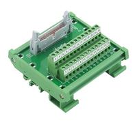 Willwewon IDC26 2 x 13 26 broches 0,3 cm Connecteur FRC mâle Module d'interface DIN Montage sur rail Bornier Carte de dérivation pour PLC MCU Câble plat ruban