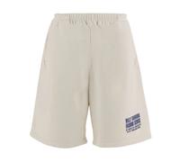 Willy Chavarria - Cotton Shorts with Logo - Homme - Shorts - Blanc - Taille: L