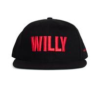Willy Chavarria - Flat Peak Cap - Homme - Accessoires - Noir - Taille: ONE Size