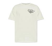 Willy Chavarria - Printed T-Shirt - Homme - Tops - Beige - Taille: L