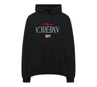 Willy Chavarria - SweaT-shirt en coton avec broderie sur le devant - Homme - Sweatshirts et sweats à capuche - Noir - Taille: M