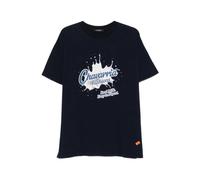 Willy Chavarria - T-shirt graphique - Homme - Tops - Bleu - Taille: S