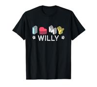 Willy Pet Lover Nom personnalisé pour Chien T-Shirt Graphique avec Valeur