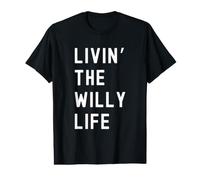 Willy Vivant la Vie de Willy Nom Amusant T-Shirt Graphique avec Valeur