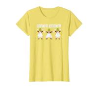Willy Wonka and The Chocolate Factory Oompa Loompas T-Shirt, Femme, Citron, XXL
