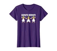 Willy Wonka and The Chocolate Factory Oompa Loompas T-Shirt, Femme, Violet, XS
