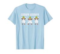 Willy Wonka and The Chocolate Factory Oompa Loompas T-Shirt, Homme, Bleu Céleste, S