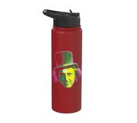 Willy Wonka Face Stainless Steel Insulated Water Bottle
