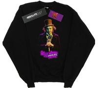 Willy Wonka & La Chocolaterie - Sweatshirt pour enfants BI39495 (140-146) (Schwarz)