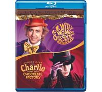 Willy Wonka & The Chocolate Factory / Charlie And The Chocolate Factory 2-Film Collection [Blu-Ray] 2 Pack, Eco Amaray Case