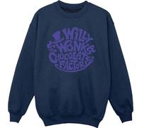 Willy Wonka & The Chocolate Factory - Sweatshirt für Mädchen BI41301 (128) (Marineblau)
