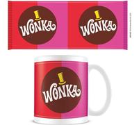 Willy Wonka & the Chocolate Factory - Tasse à café "Wonka Bar" PM4784 (Taille unique) (Blanc/Rouge/Rose)