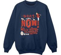 Willy Wonka - "Verruca Salt I Want It Now" Sweatshirt für Jungen BI39516 (140-146) (Marineblau)