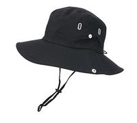 Willys Casquette Caractéristiques : chapeau de pêcheur à large bord, chapeau de soleil, chapeaux boonie, pêche, randonnée, chapeaux d'extérieur pour femmes et hommes, Noir , taille unique
