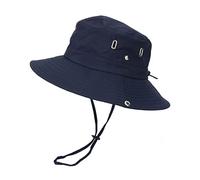 Willys Casquette Caractéristiques : chapeau de pêcheur à large bord, chapeau de soleil, chapeaux boonie, pêche, randonnée, chapeaux d'extérieur pour femmes et hommes, Marine, taille unique