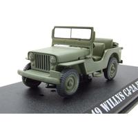 Willys CJ-2A Jeep US Armée 1949 Olive Vert Mash Modèle 1:43 Greenlight