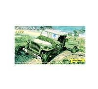Heller – Maquette Willys MB Jeep et remorque – Échelle 1/72 – Réf. 79997