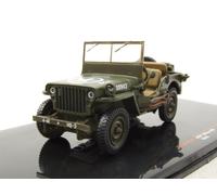 Willys MB Jeep US-Army 1943 Vert Olive Modèle Réduit 1:43 Ixo Models