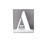 WILMART - Pochoir métal alphabet 100mm - 315015