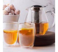 Wilmax 2 tasses à double paroi & 1 théière Set, WL-888803/A-888748/A2
