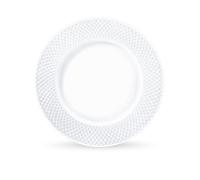 Wilmax - Assiette - 2 pièces - Ø 28 cm - Assiette plate en porcelaine blanche - table - Lavable au lave-vaisselle - Assiette de petit-déjeuner, à dessert - Emballée dans un élégant coffret cadeau