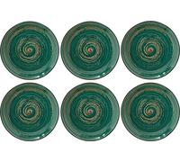Wilmax Assiette à dessert COLORBOOM | Lot de 6 | Ø 20 cm | Vert | WL-669512/A6